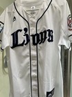 New Majestic Japan TOKYO Seibu Lions Baseball Jersey White Large Blank