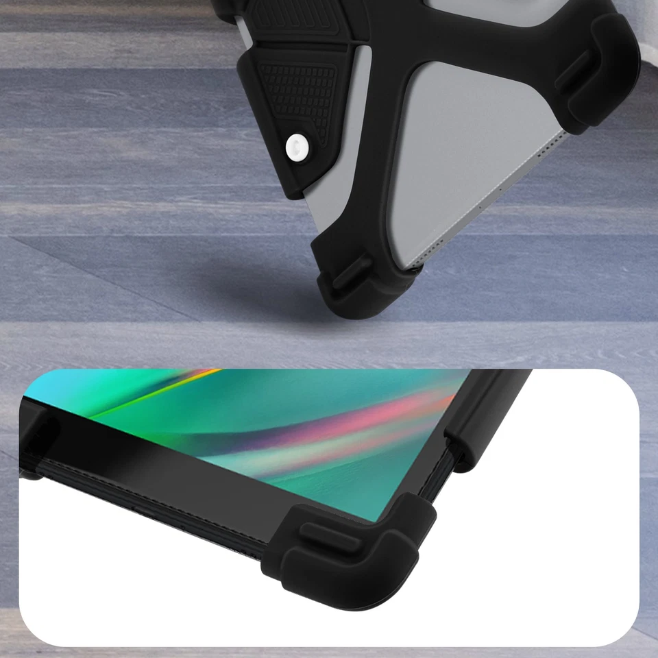 Universal shock-resistant bumper case for 7.9"– 9" Tablets, with kickstand - Image 3 of 4