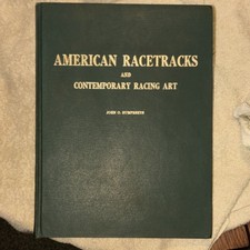 John O. Humphreys American Racetracks Racing Art 1st Ed Illustrated 1966