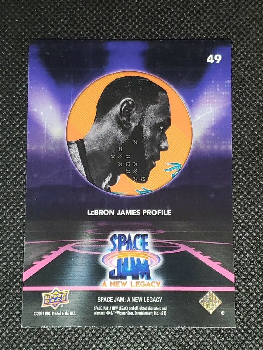 2021 Upper Deck Space Jam LEBRON JAMES PROFILE #49 NEW