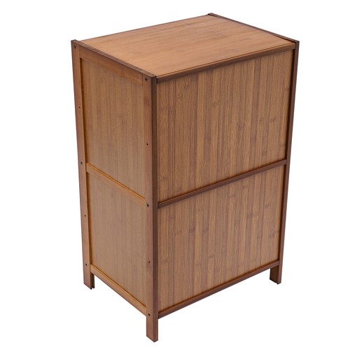 Modern Nightstand 2 Drawers End Side Table Bedside Table with Storage Cupboard - Picture 15 of 22
