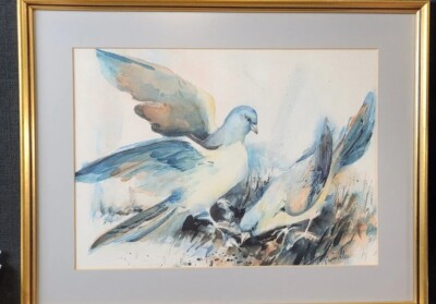 Oklahoma Artist Nancy Mae Swindler Original Watercolor