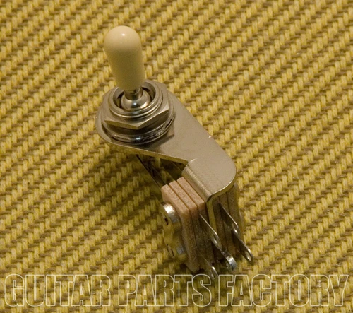 EP-4365-000 Switchcraft Right Angle Toggle Switch For SG® Cream Tip 