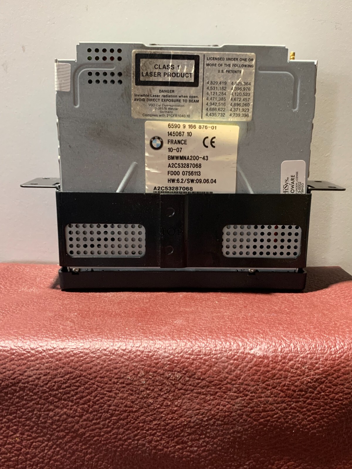 Audio Equip Radio Navigation Disk Player A2C53287068 Fits 2008 BMW  