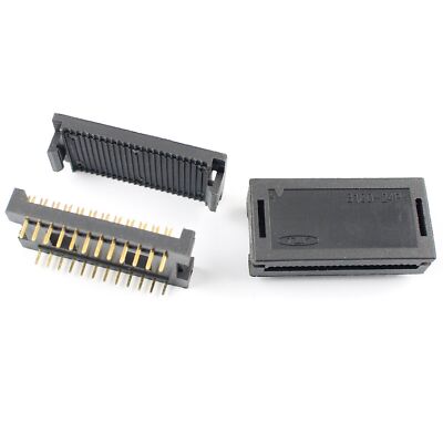 5Pcs 2.54mm x 15.24mm Pitch 24 Pin Male Header FD IDC Cable Transition Connector