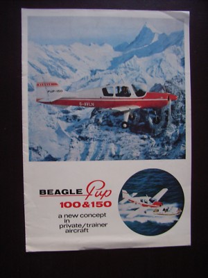 Beagle Pup 100 & 150 Prospekt / Brochure / Depliant, GB
