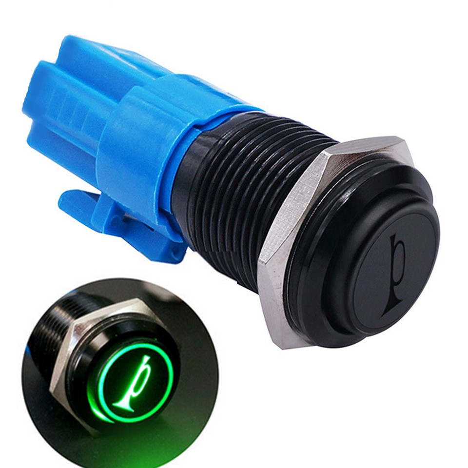 12V Momentary Speaker Horn Push Button Toggle Switch 3/4″ Mounting Hole