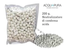 RICARICA PER FILTRO CONDENSA ACIDA SFERE PER NEUTRALIZZATORE CONFEZIONE DA 200g