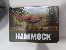 2-Person Machine Washable Red and Gray Hammock 400-LB Capacity