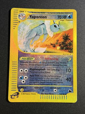 英語版初期　ポケモンカード　Vaporeon holo 1st Edition Vaporeon [1st Edition] #28 Prices | Pokemon Jungle | Pokemon