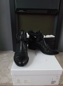 cut out black booties