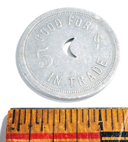 Trade Token - "Dreamland Dansant" (dance hall/ballroom, 1937) OTR Cincinnati OH - Picture 3 of 3