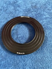 SINAR P2 P3 ORIGINAL 58mm M58 X 0.75 FILTER HOLDER 547.81.053 ADAPTER RING