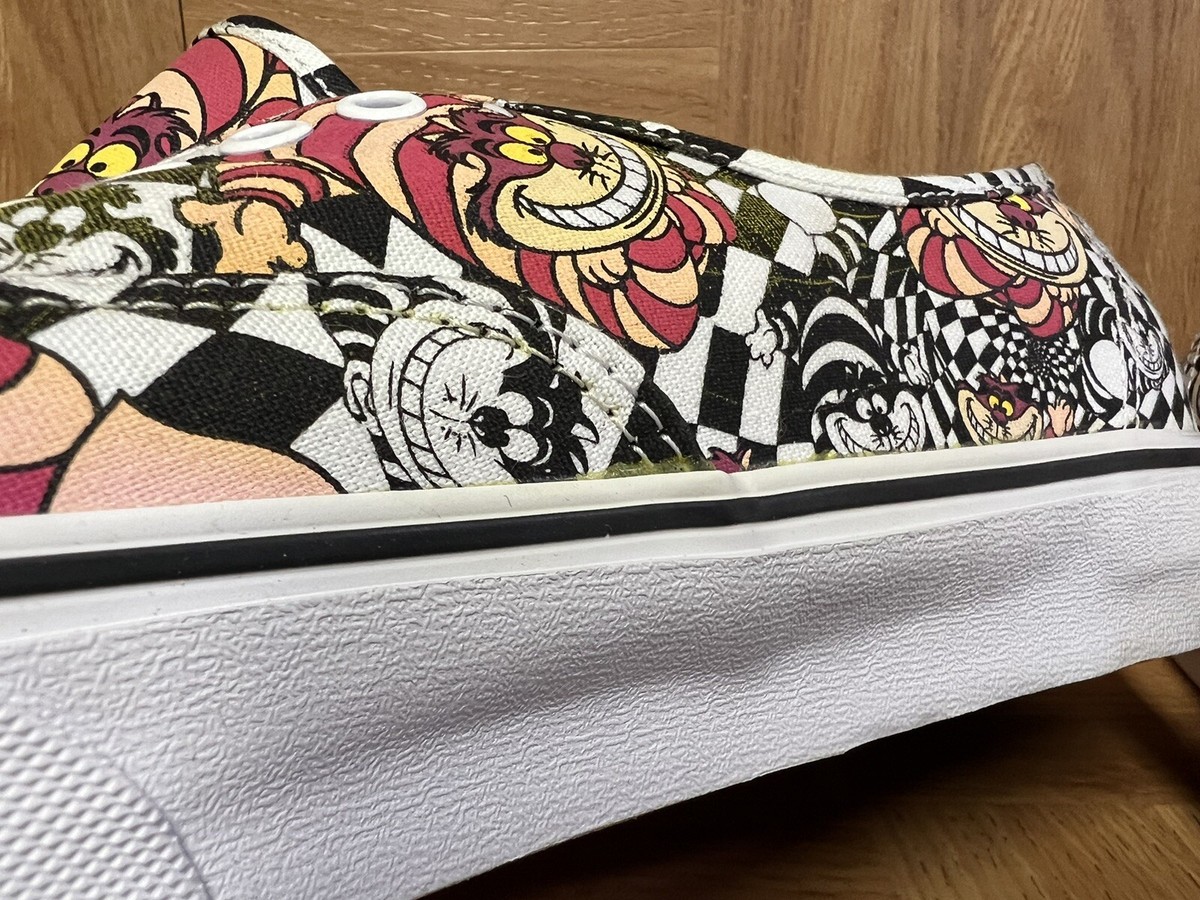 RARE🔥 VANS x Disney Alice in Wonderland Collab X Cheshire Cat Sz