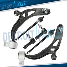 Front Lower Control Arms w/ Ball Joints Tie Rod Ends for 2011-2018 Ford Explorer