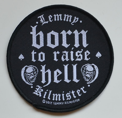 LEMMY - Born To Raise Hell - Patch - 9,4 cm - 164413