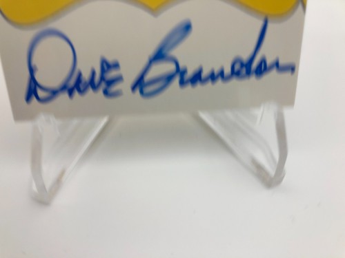TK Legacy DAVE BRANDON AUTO Signed M GO BLUE MGB84 Card DOMINO'S PIZZA MICHIGAN - Picture 5 of 7