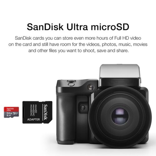 Sandisk Ultra microSD Card 64gb U1 A1 C10 140/Mbs Android, Apple, Switch, GoPro - Picture 3 of 7