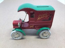 Ertl Vtg 1905 Ford Happy Holidays 1990 Die Cast Coin Bank