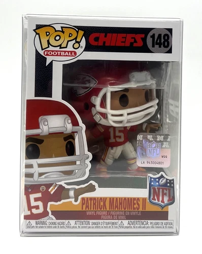 Funko Pop! NFL Football Chiefs Patrick Mahomes II #148 with POP Protector