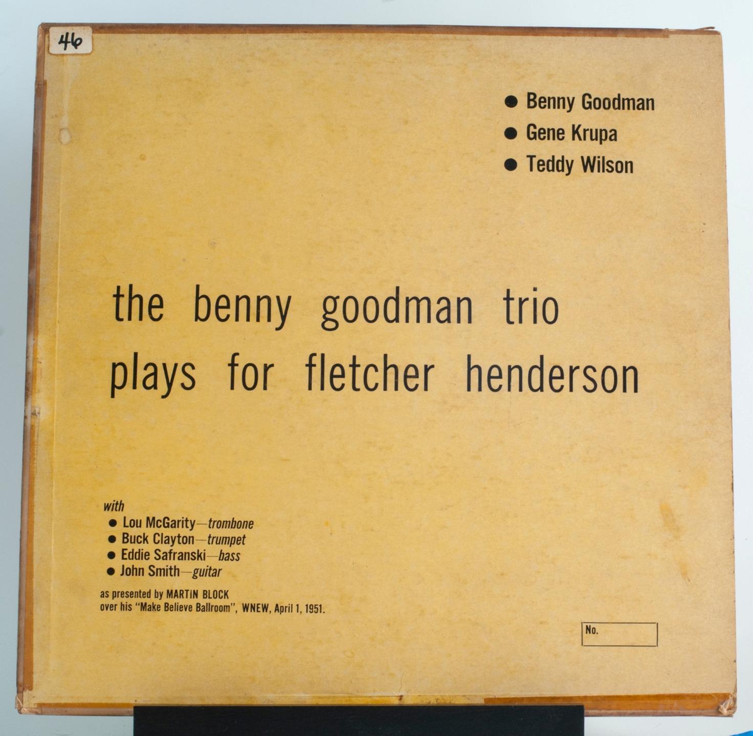 Dealer Dave Records Special Collection BENNY GOODMAN SCARCE PROMO, EX/VG (074)