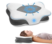 Cervical Pillow for Neck Pain Relief - Memory Foam Pillow for Neck 
