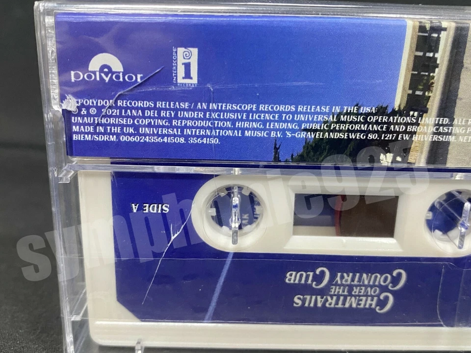 2021 LANA DEL REY CHEMTRAILS OVER THE COUNTRY CLUB TAPE NEW SEALED CRACKED CASE - Image 4 of 4