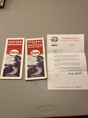 VTG ESSO 1946 Maps Eastern Central Western US Letter