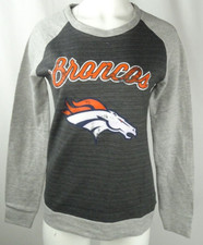 Denver Broncos NFL Team Apparel Women's Crewneck Sweatshirt