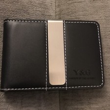 Y G Fashion Of The Moment Wallet Billfold Black And White Bi-fold NEW.
