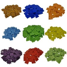 1kg 20x20 mm 2x2 Softglas Mosaik verschiedene Farben Glasmosaik ca. 250 Stk