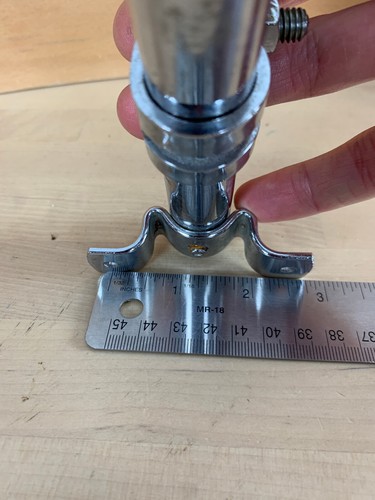 PEARL 60s Vtg 4-Point RAIL MOUNT Bass Drum Bracket Rack Tom Holder Part Japan - Picture 9 of 9