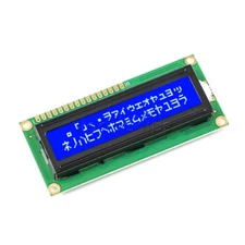 1602 16x2 Character LCD Display Module HD44780 Controller Blue Blacklight DC 5V