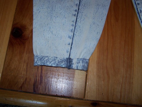 Vintage GET USED by ELIE High Waist Checked Plaid Patches Hip Hop Mom Jean 28 - Picture 6 of 9
