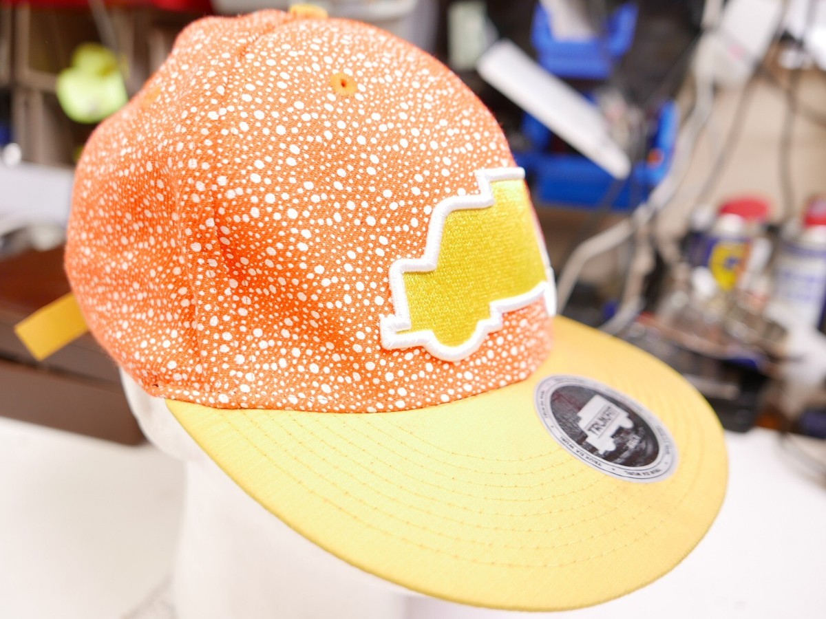 Michael Kors Orange and White Polka Dot Baseball Hat nwt Giants Sitcom Hat – Hat Trick NYC main image 2