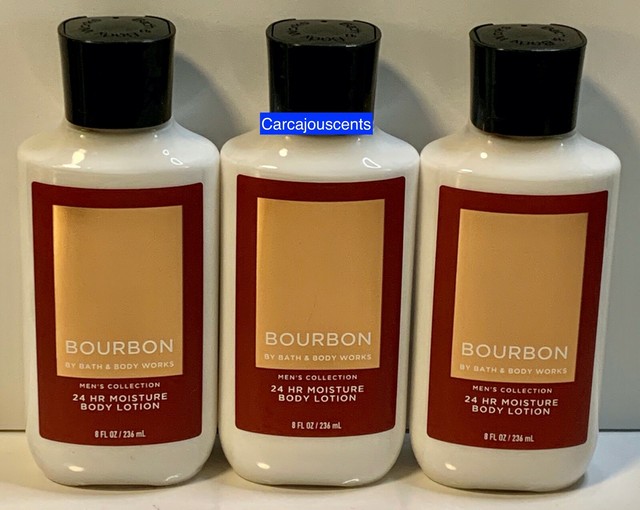 set of 3 Bath & Body Works Bourbon for Men Body Lotion 8 fl oz each eBay
