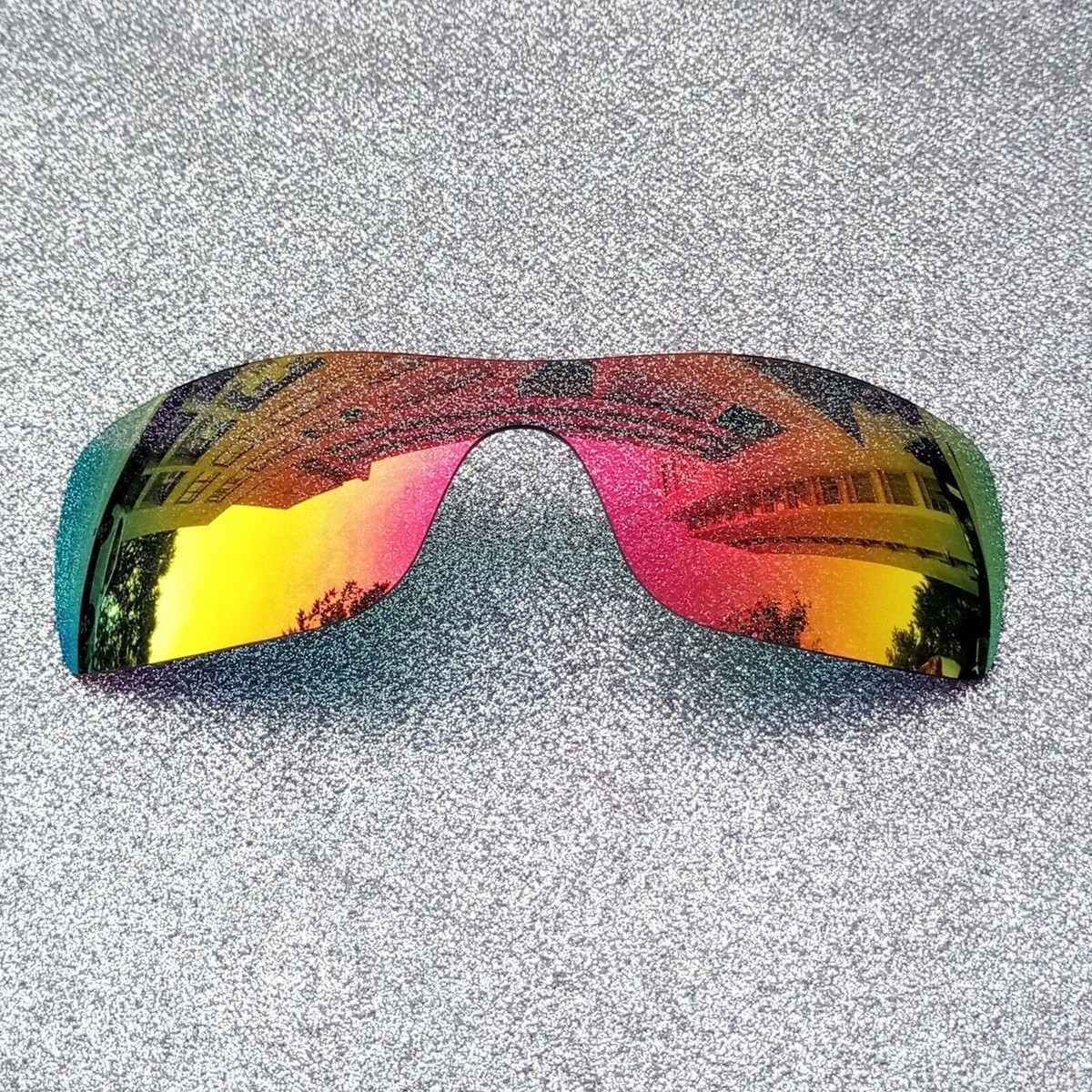 Fire Red Polarized Replacement Lenses For-Oakley Turbine Rotor