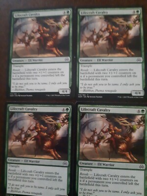 MTG 4 x Lifecraft Kavallerie - Ätherrevolte