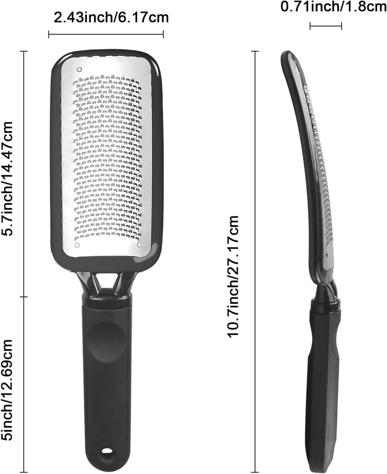 Foot Rasp File Pedicure Callus Remover Hard Dead Skin Scrubber Tool Feet Care US - Image 3 of 4