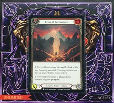 Flesh And Blood Fervent Forerunner (1) Standard Unlimited ARC182 Arcane Rising