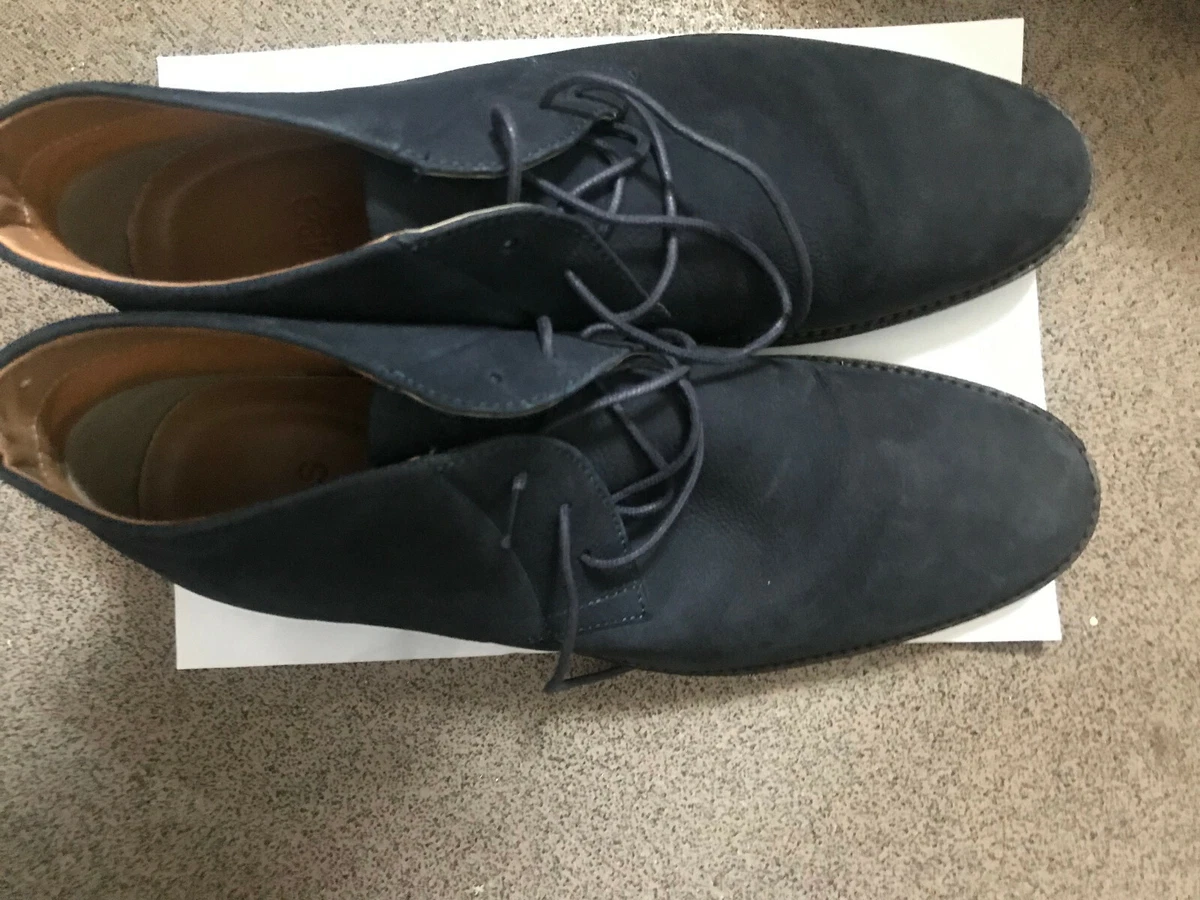 Shoes Marks Spencer M S Men Blue Designer lace up smart formal UK 8 1 2 8.5