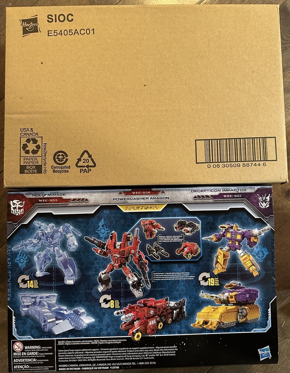 Transformer Siege Fan Vote Battle 3-Pack Holo/Clear Mirage+