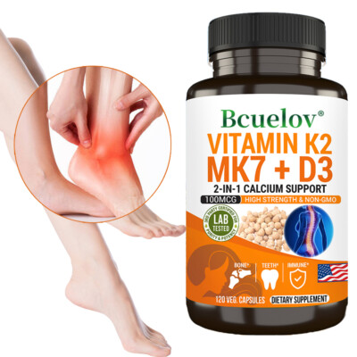 VITAMIN K2 MK7 + D3 2-IN-1 CALCIUM SUPPORT-Bone&Joint Health-teeth health