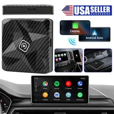 Wireless CarPlay Android Auto Adapter 2025 5GHz WiFi Auto Connect Fit Most Cars