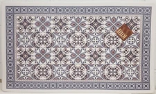 ANTI-FATIGUE NON SLIP KITCHEN FLOOR MAT (18" x 30") PVC, FLORAL PATCHWORK, SGM