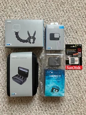 BRAND NEW GoPro HERO7 Silver Action Camera + Accessories & SD Card Set