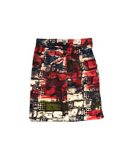 Jean Paul Gaultier Jean's rare archive wall/flags printed skirt