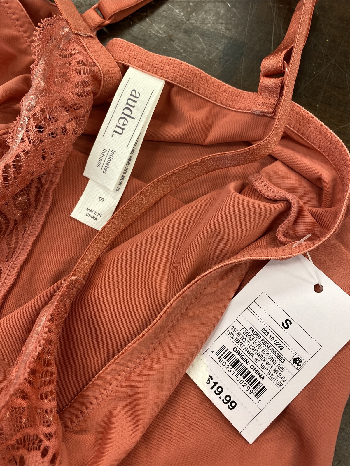 NEW Auden Women's Unlined Bodysuit Auden Faded Rose Size Small eBay