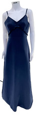 Vera Wang Maids Navy bridesmaid designer gown Size US 8