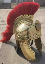 Antique Greek Corinthian Helmet roman Medieval Knight 300 Spartan costumes Gift